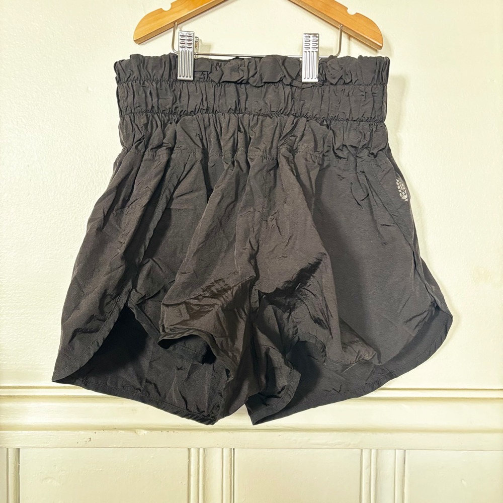 FP Movement The Way Home Run Shorts Small Black High Rise Free People